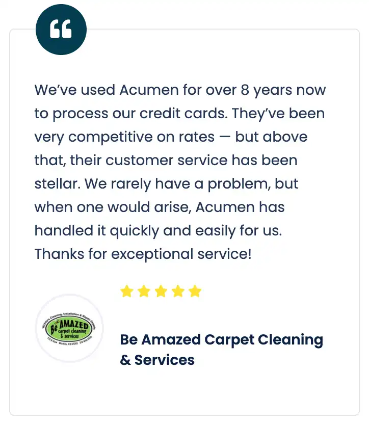 Acumen review by Amazed Carpet