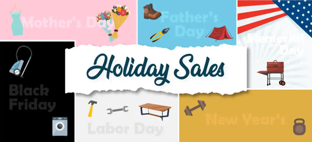 Holiday Sales sign