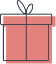 A red gift box