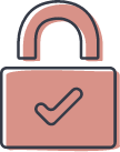 Red Padlock Graphic